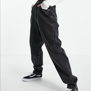 ASOS petite black mom jeans